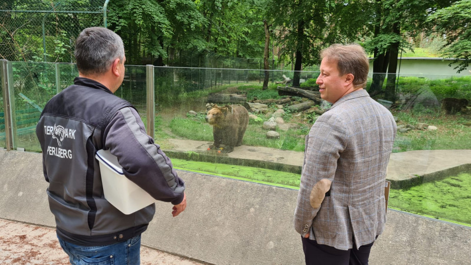 Sebastian Steineke im Tierpark Perleberg